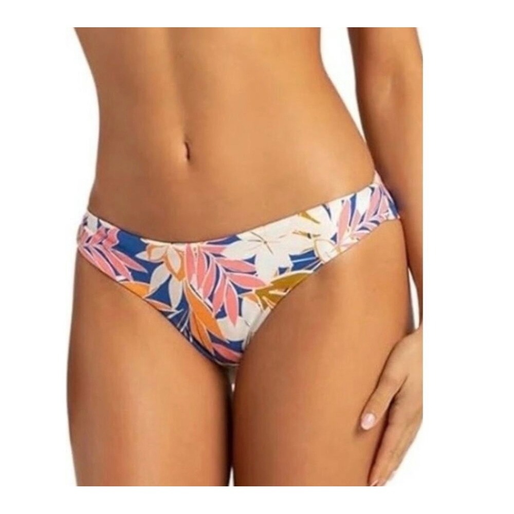NWT Volcom Simply Seamless Cheekini Tropical Floral Bikini Bottom XS S M or Lg
